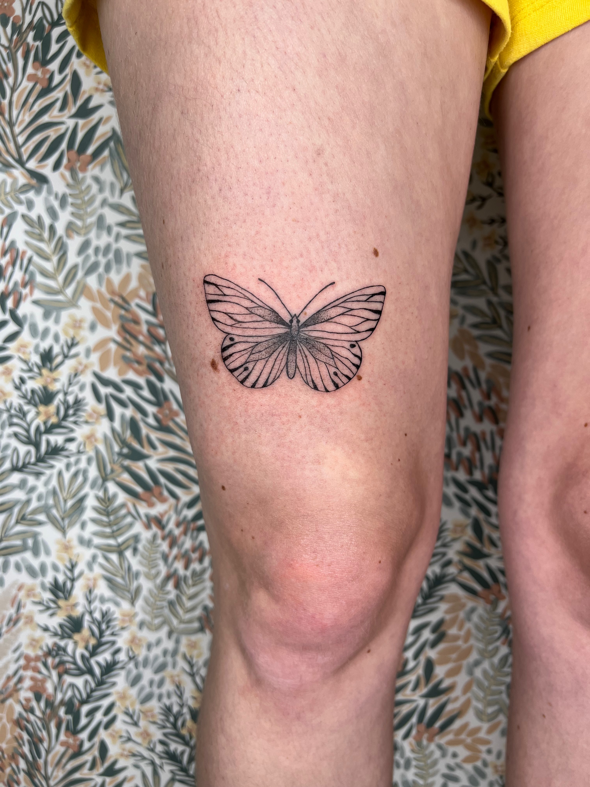 Tatouage Flash papillon pour Laura