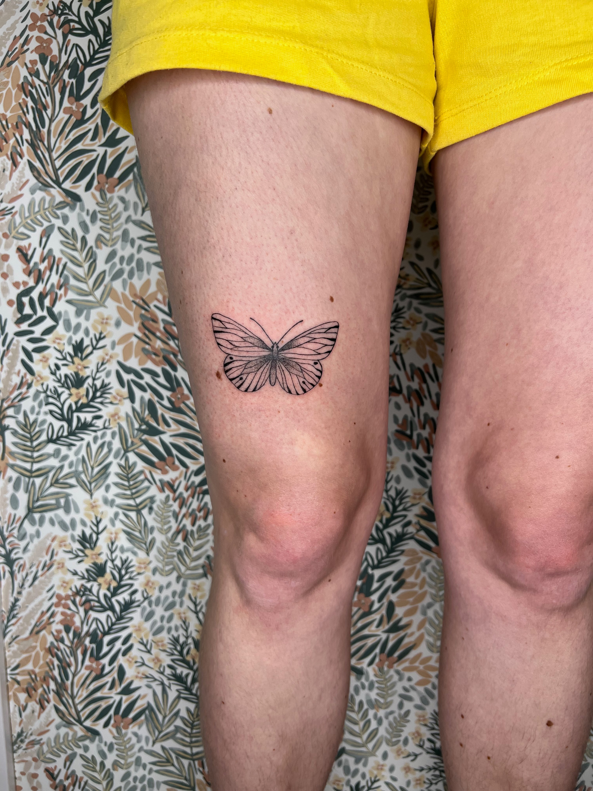 Tatouage Flash papillon pour Laura