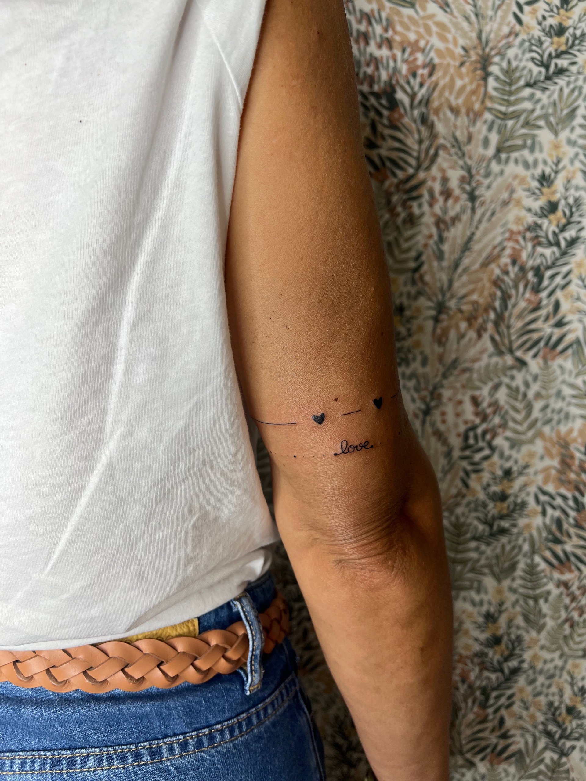 Tatouage personnalisé pour Karine